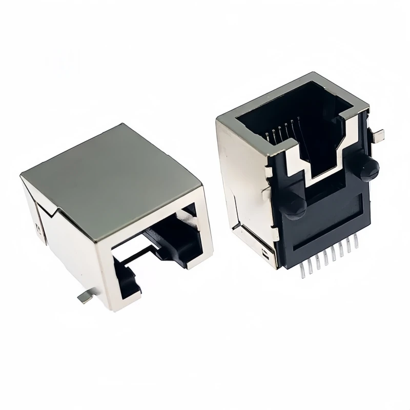 10Pcs SMT RJ45 8P8C Jack Connector PCB Mount Network Socket Internet Modular SMD 8Pin Female