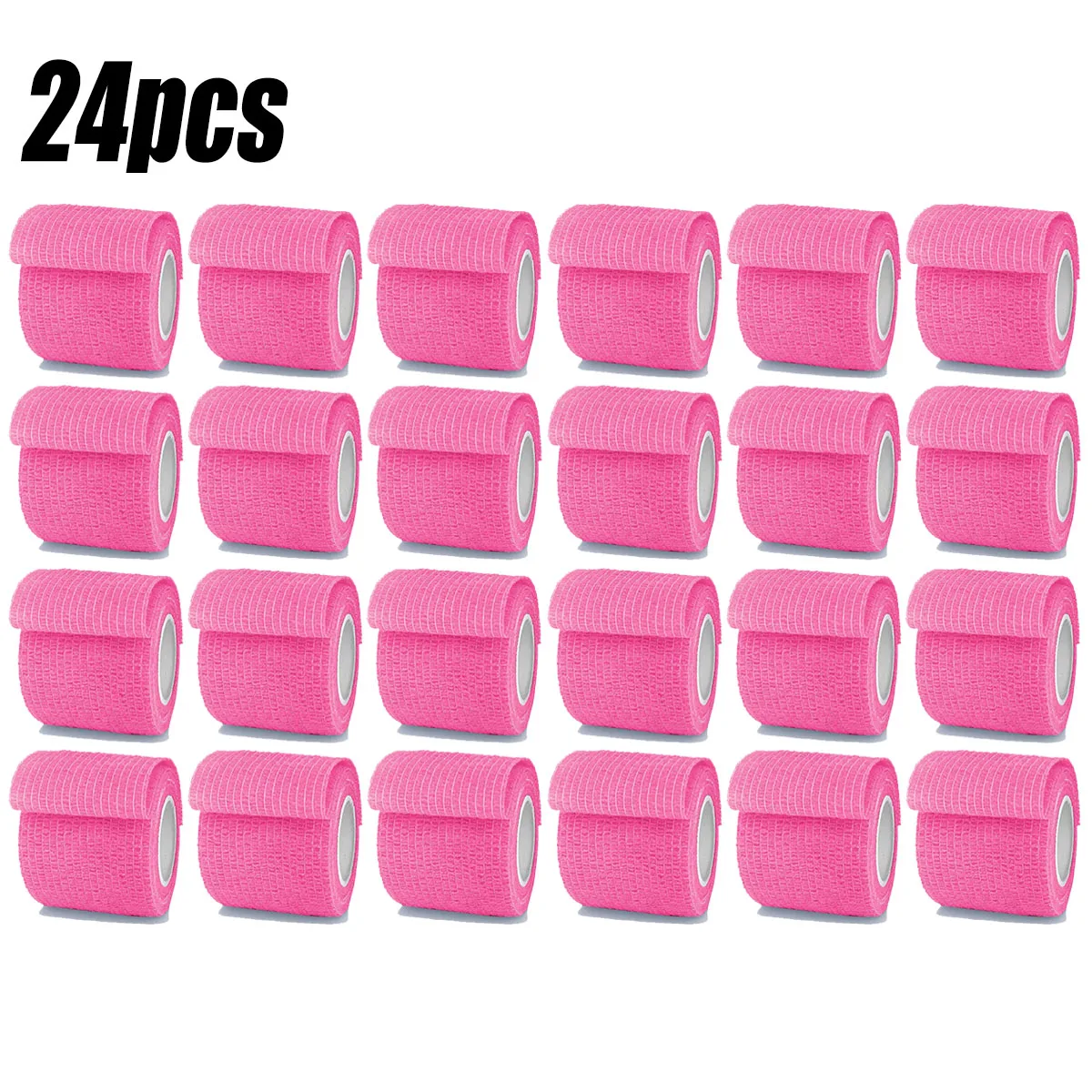 Bright Pink 24Pcs