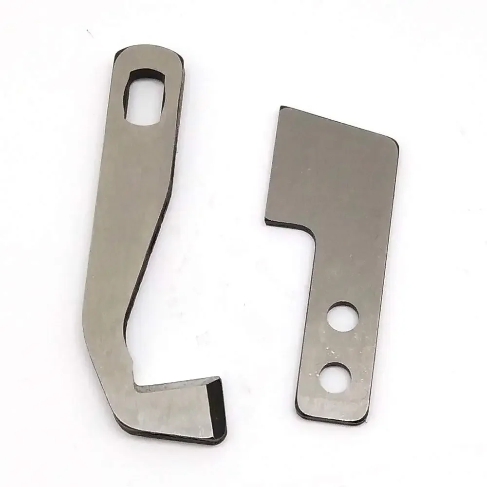 Upper Knife #G1076(G1076-1) and Lower Knife G1075-1 (G1075) 396405-07, 416361601 for Singer/Pfaff/Husqvarna/Juki/Babylock