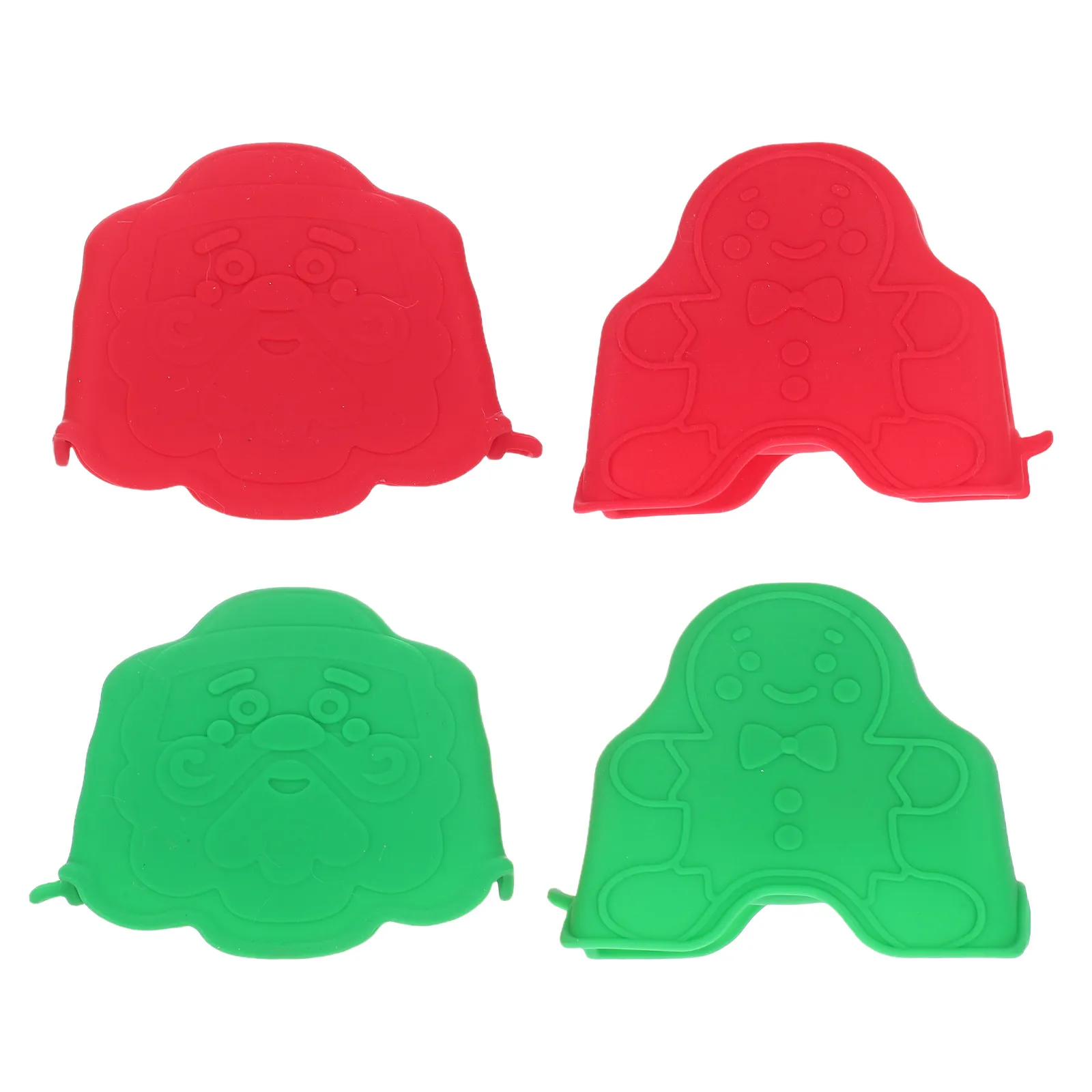 Protective Silicone Glove Baking Mittens Anti Gloves Scald-proof Mitts Holiday Oven
