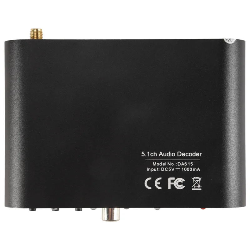 DA615H 5,1 CH Audio Decoder Bluetooth 5,0 Empfänger DAC Wireless Audio Adapter Optische Koaxial U Spielen ARC DAC DTS