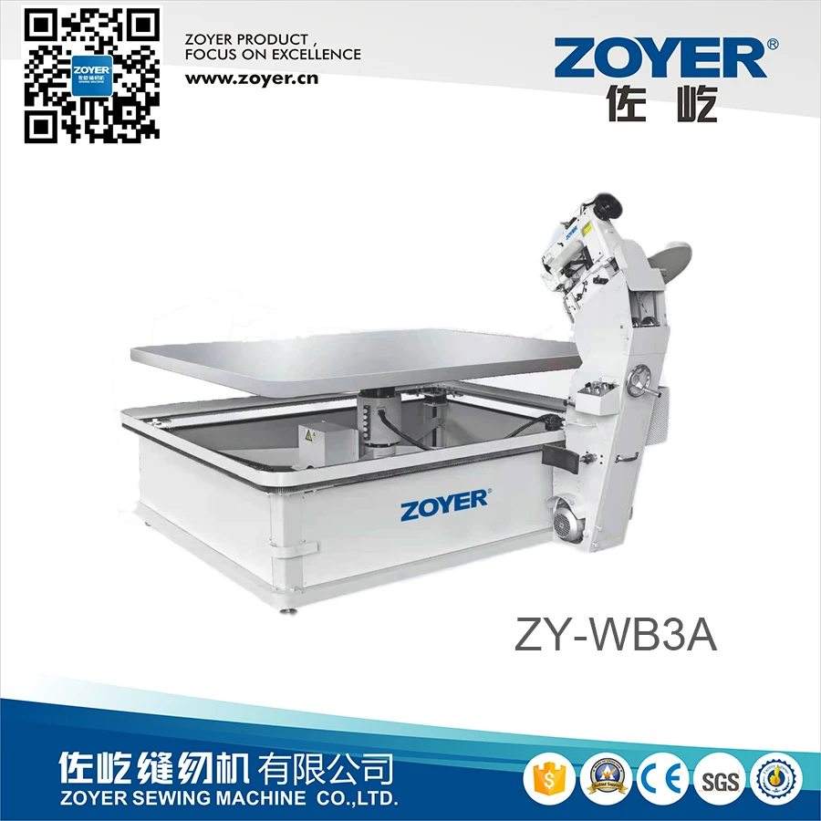 ATV&UTVZY-WB3A Zoyer Mattress Machinery Mattress Tape Edge Sewing Machine With 300UX5 Sewing Head