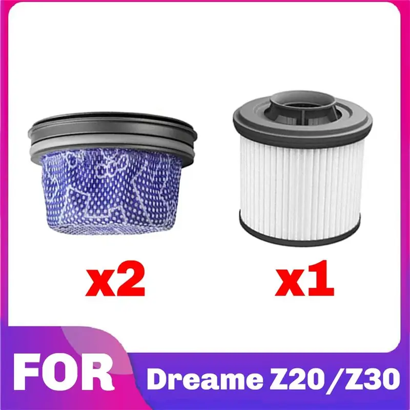 ABGE-Filter Maintenance Kit For Dreame Z20/Z30 Robotic Vacuum Cleaner - Includes HEPA Filter