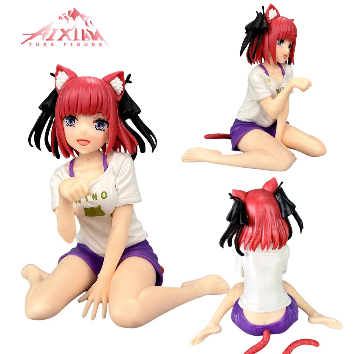 Aixlan 10cm Hanayome Anime Figures Kawaii Girl Nakano Nino PVC Action Figure Statue Model Doll Collectible Room Decor Gifts Toy