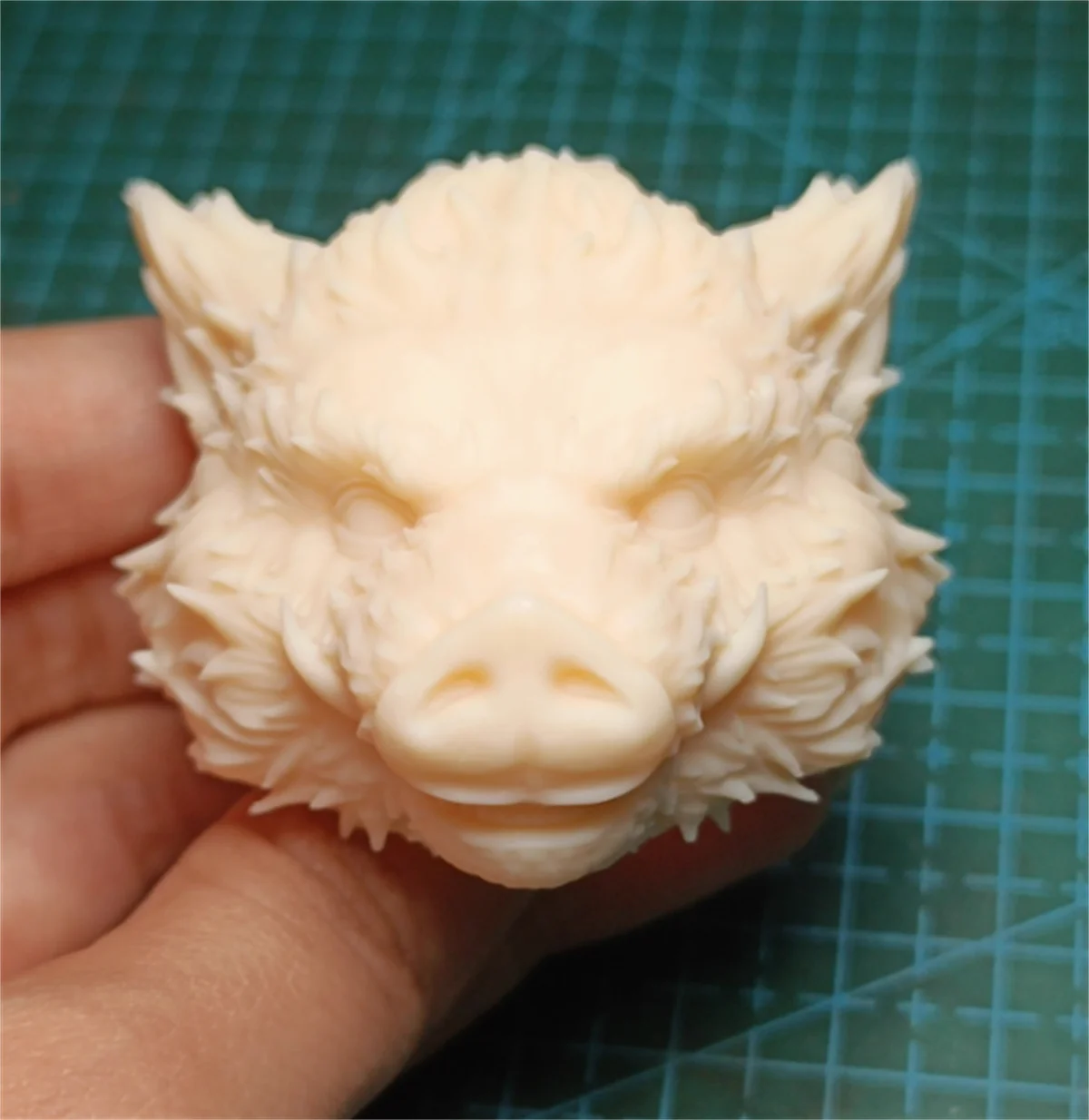 1/6 Wild Boar Soldier pig  3D Print male Head Carving Sculpt Unpainted Customize Animal  Model 1/6 Scale Action Figure  Toys