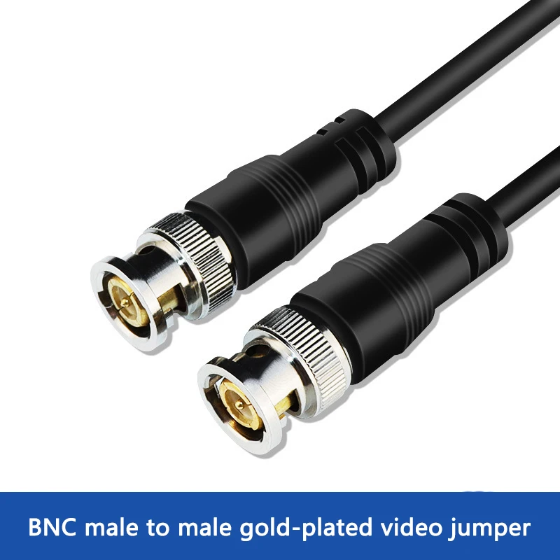 0.5M/1M/2M/3M BNC Male To Male Adapter Cable For CCTV Camera BNC Connector GR59 75ohm Q9 HD-SDI Cable Camera BNC Accessories