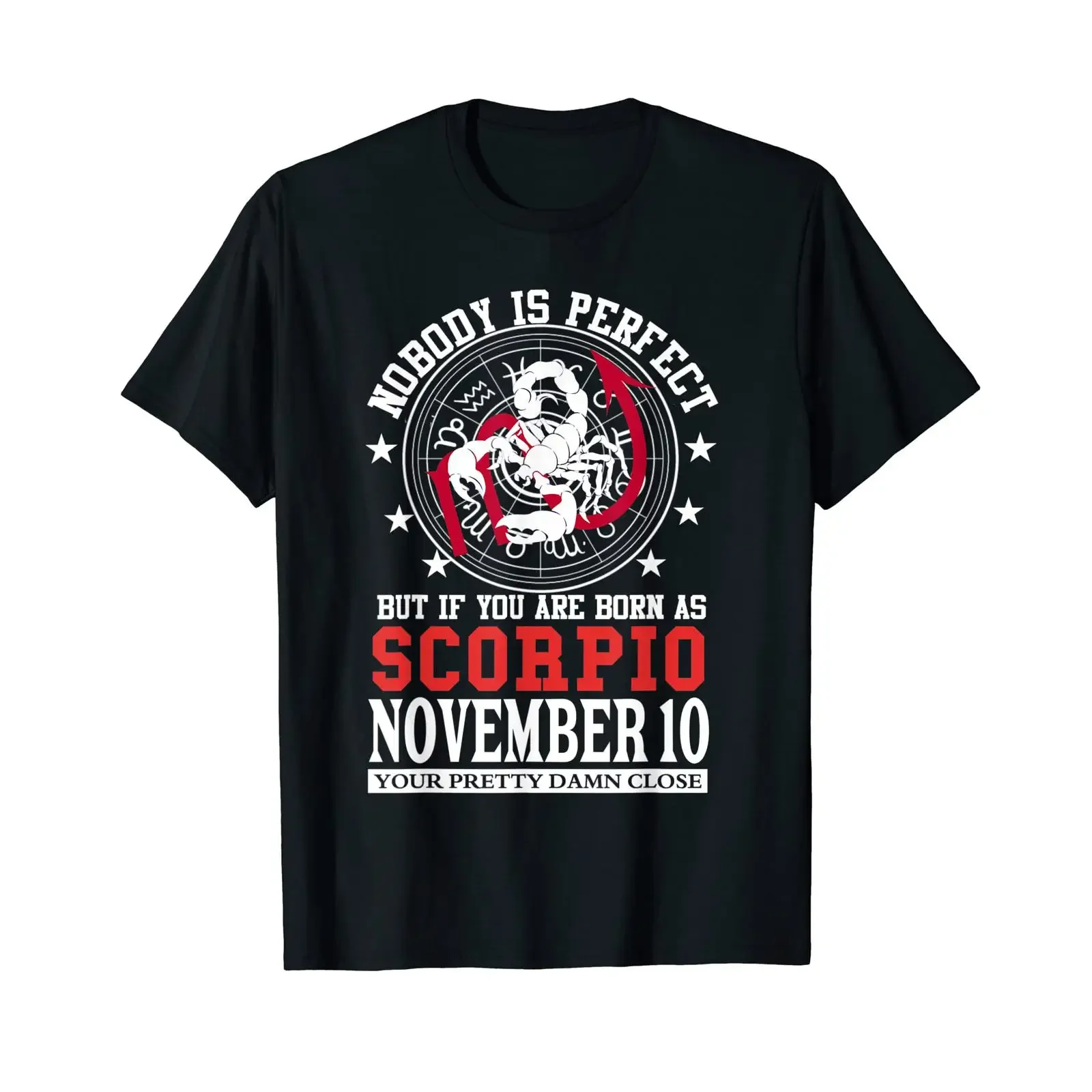 Camiseta Vintage Skorpion Schild - Horóscopo de Novembro - Confortável e Versátil para Homens
