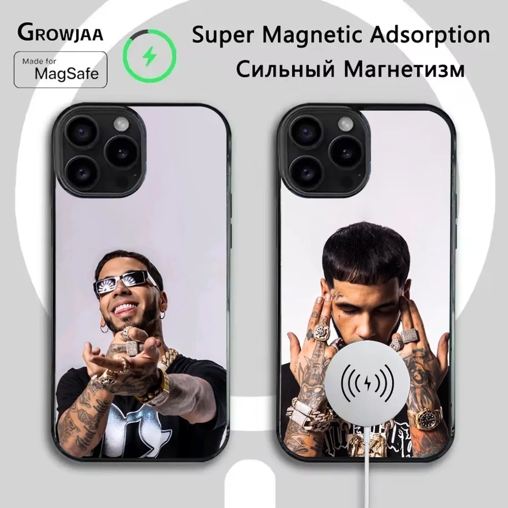 

A-Anuel AA Rapper Phone Case For iPhone 16e,16,15,14,13,12,11,Plus,Pro,Max,Mini Magsafe Magnetic Wireless Charging
