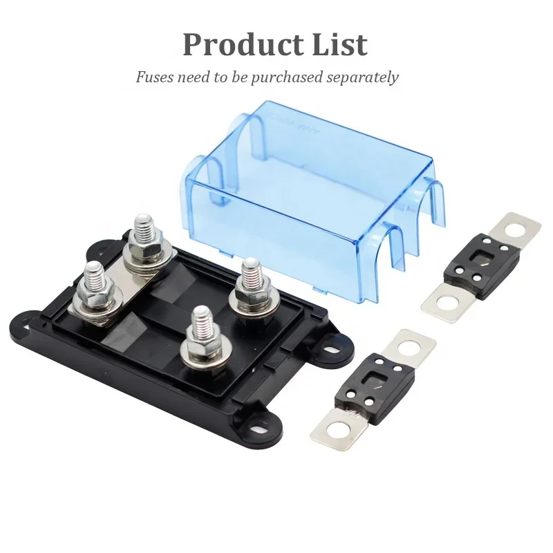 32V  Fuse Holder Zeeman Replacement 2 Way ANM ANM Auto Car  Mega ANM Fuse Box 30A 50A 60A 80A 100A 500A 400A  200A