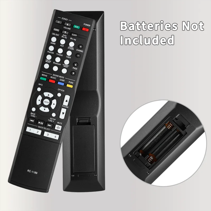 RC-1189 For Denon Remote Control Replacement, For Denon AV Receiver AVR-S720W AVR-S700W AVR-S710W AVR-X520BT AVR-S510BT