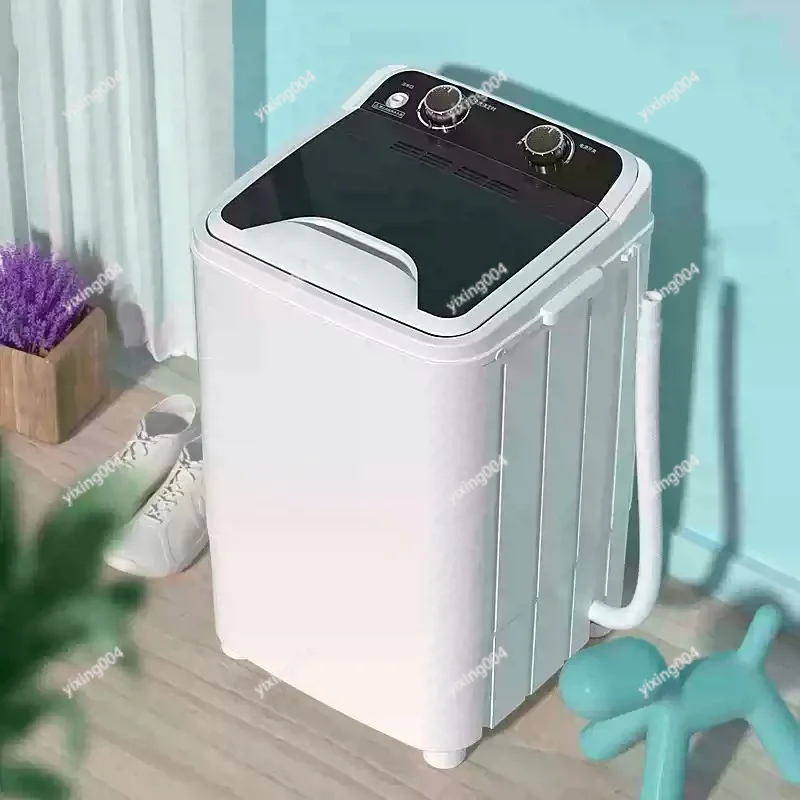 Semi-Automatic Single Tub Washing Machine Large Capacity With Spin Dryer For Home Dorm Use