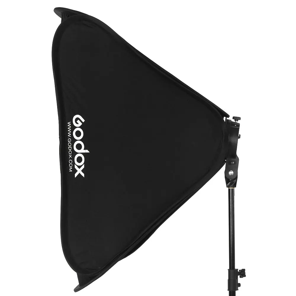 Godox 40cm 50cm 60cm 80cm Ajustable Speedlight Flash Softbox + S Type Bracket Bowens Mount Kit for Speedlite Studio Shooting