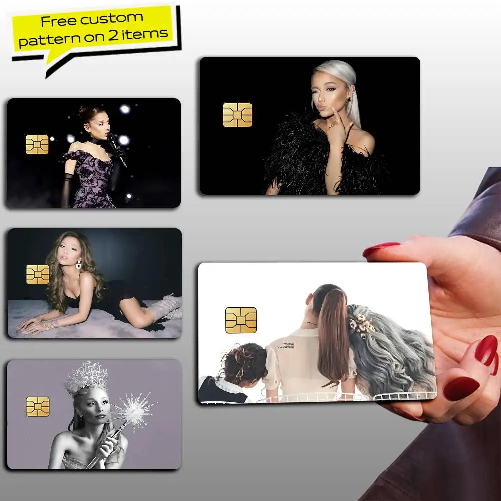 E-Eternal Sunshine Tour A-Ariana Grande Card Stickers for Bank Access Protective Waterproof Film