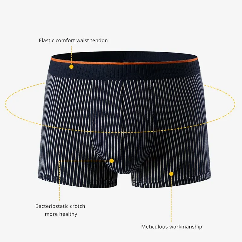 4pcs Men S Panties Boys Man Cotton Boxer Pants Antibacterial Shorts Men S Boxers Shorts Head Summer