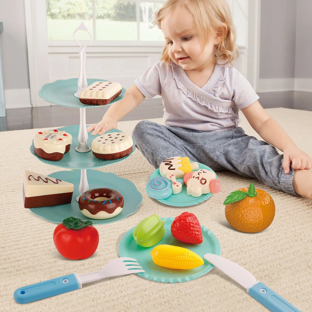 Picnic Playset,Play Food Sets  - Kids Outdoor House With Kitchen recension och pris