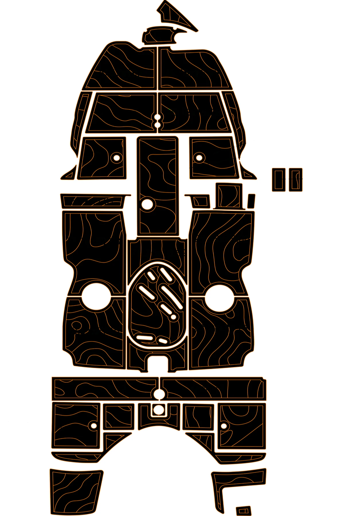 

Applicable to 2019 Nitro z19 sport deck swimming platform cockpit seat cushion EVA foam teak mat cruise ship anti-skid pad