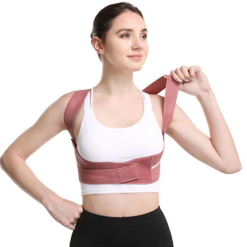 1PC Back Posture Corrector Anti-camel Correction Belt Sitting Posture Correction Belt Back Orthopedic Adjustable Correction Belt