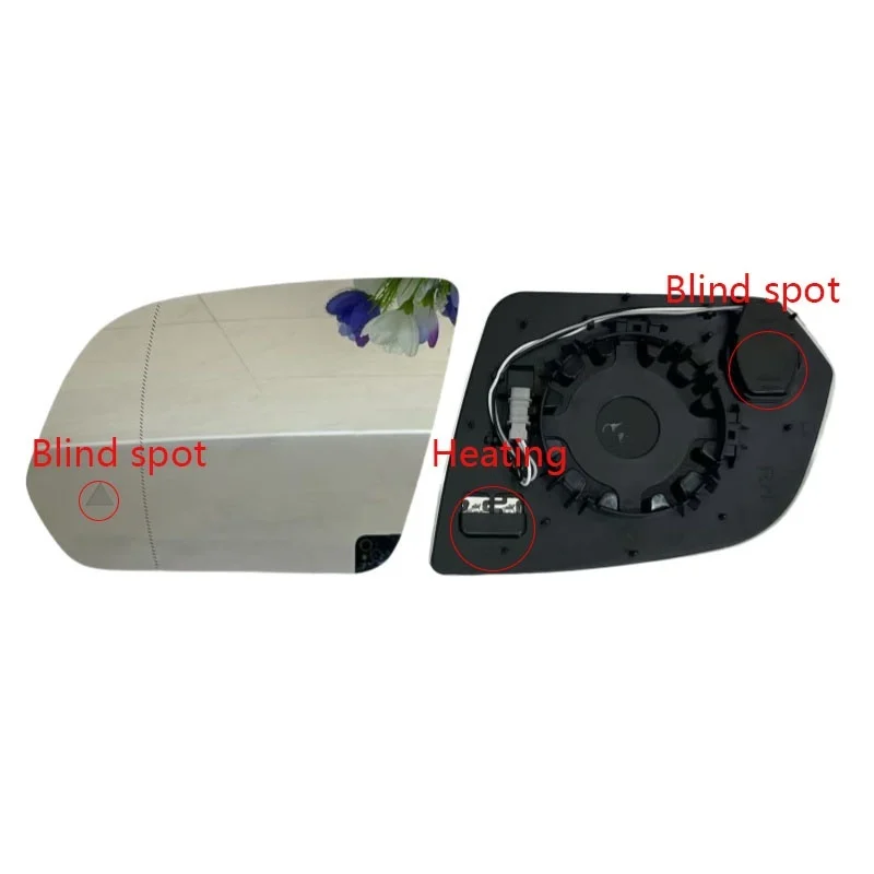 

For Mercedes Benz W447 Vito V-Class 2016-2018 2019 2020 With Heating Blind Spot Assist Lens Reverse Mirror Rear View Mirror