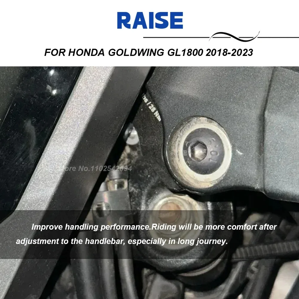 Moto Manubrio Morsetto Sollevato Estendere Manubrio Riser 2023 2022 2021 2020 2019 Per HONDA Goldwing GL1800 Gold wing GL 1800