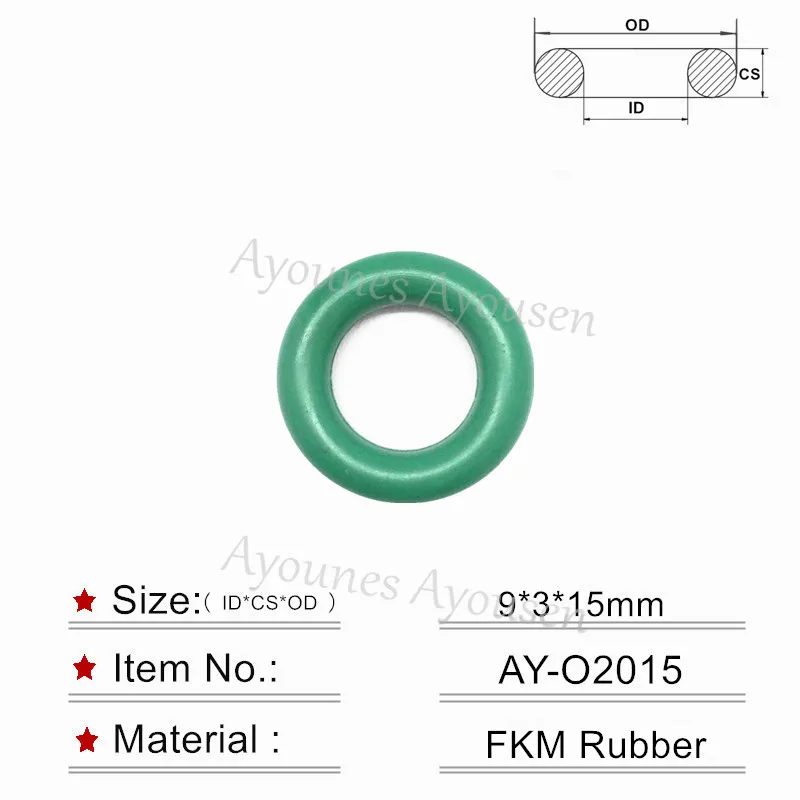 100Pcs Fuel Injector  O-ring  High Temperature rubber oring seals for Nissan Altima/Sentra Fuel  repair kits (AY-O2015)