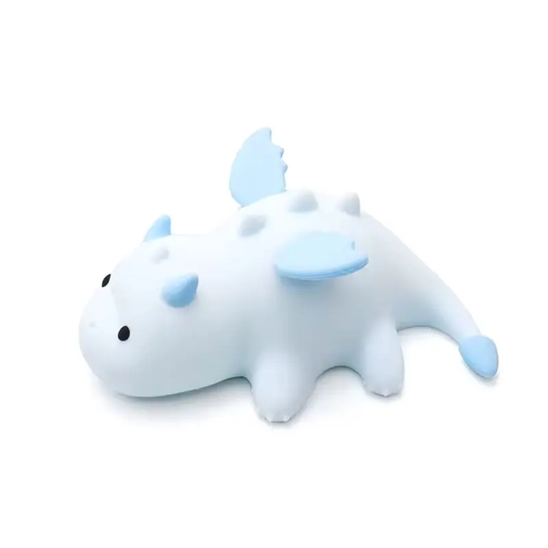 【ORNAMENT】Color Changing Cute Baby Dragon Night Light For Kids Room 3 Level Dimmable Silicone Sleeping Light Bedside Lamp