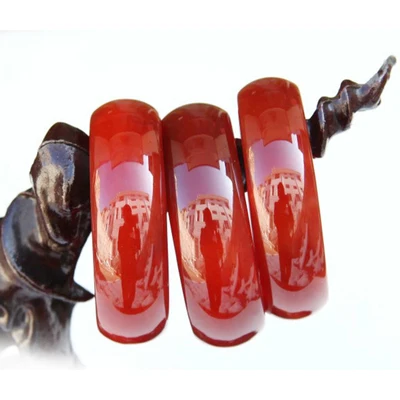 High Quality Boutique Red Agate Chalcedony Bracelet Natural Primary Color Southred Jade Bangle Exquisite Jewelry Luck Accessorie