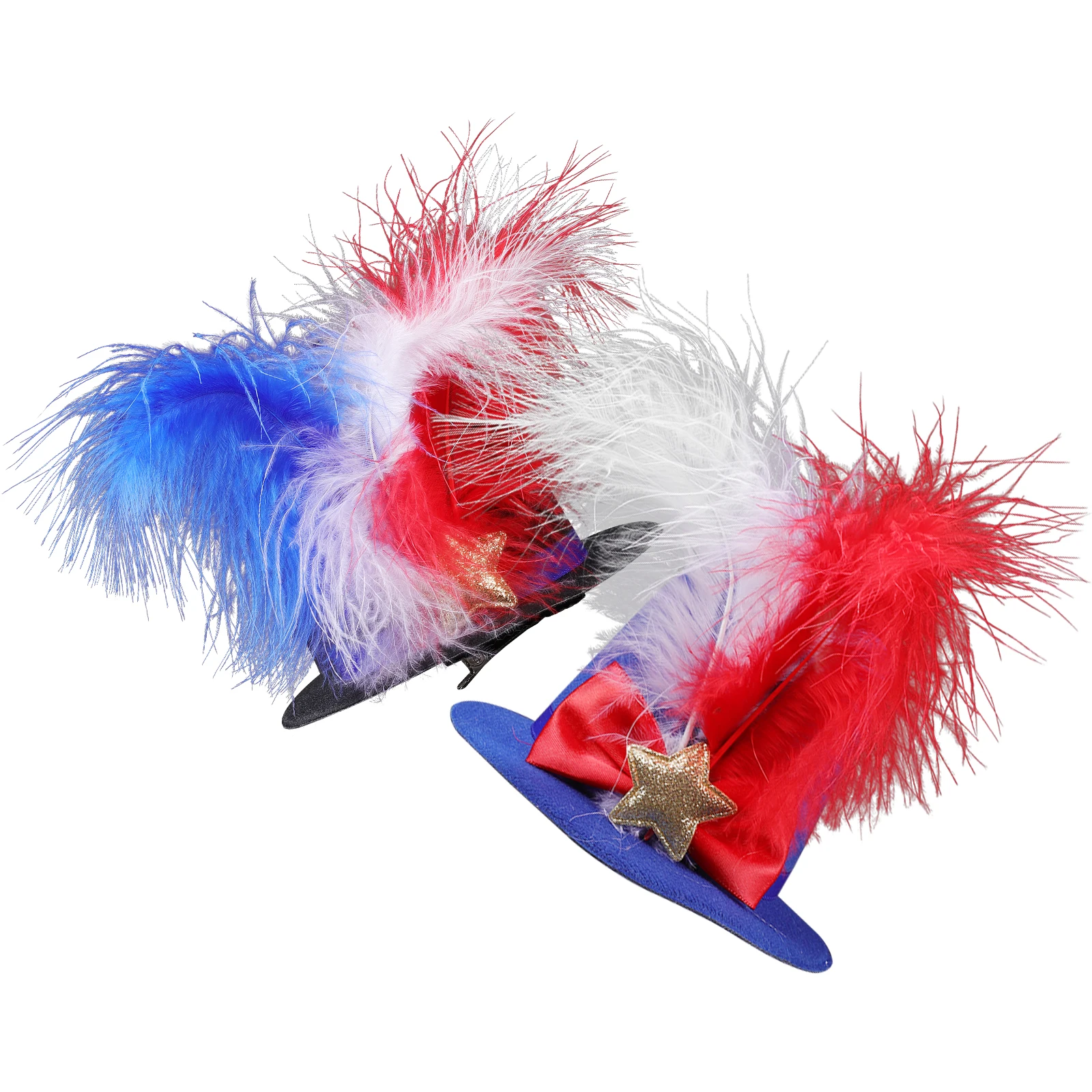 

American National Day Party Hats Patriotic Top Hat for Men Women 4th July Accessories Lightweight Headwear Classic Color