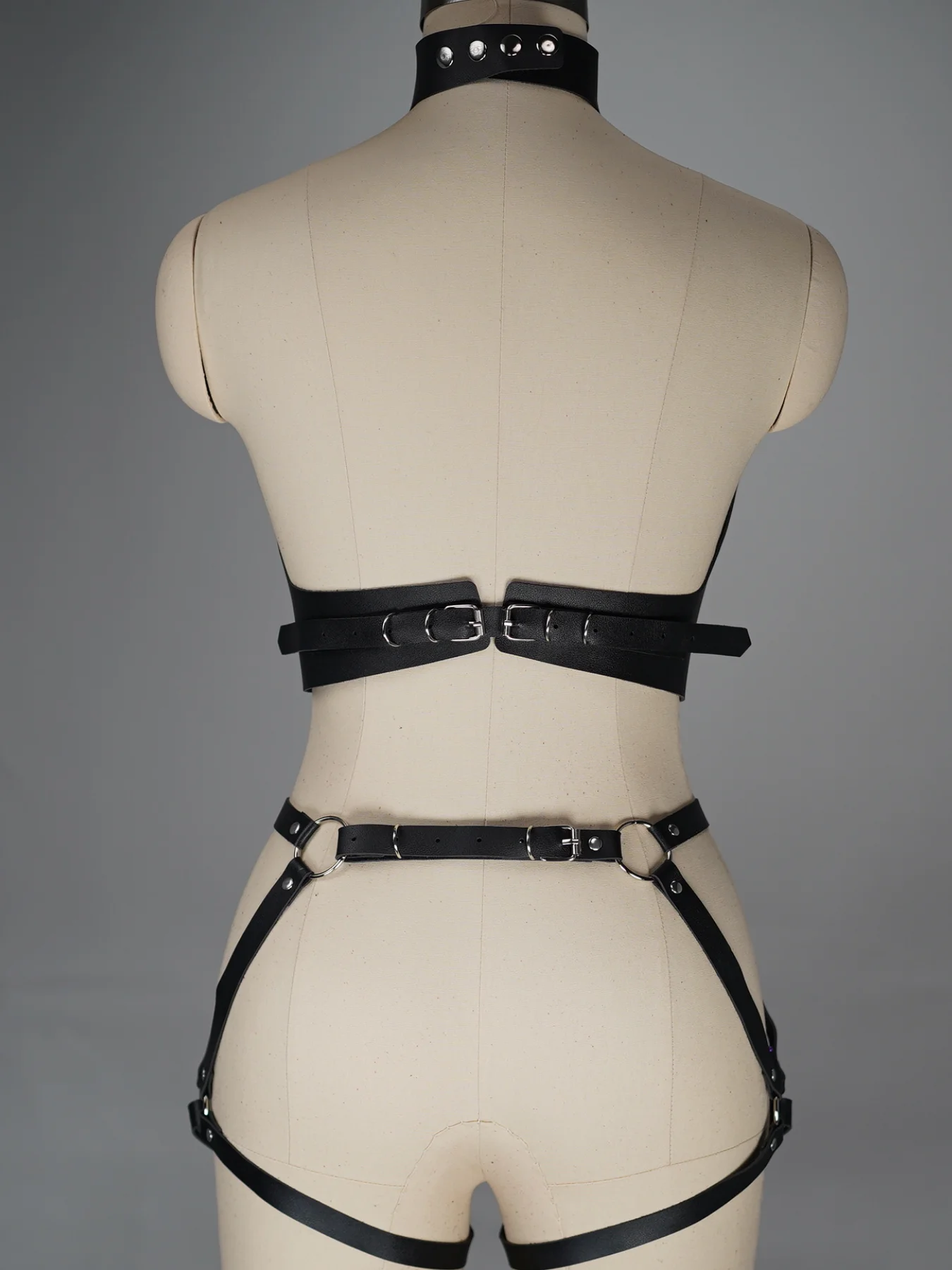 Full-body PU Braband, Street Style Braband Underwear, Women's Valentine's Day Accessory, Adjustable Belt. view 2