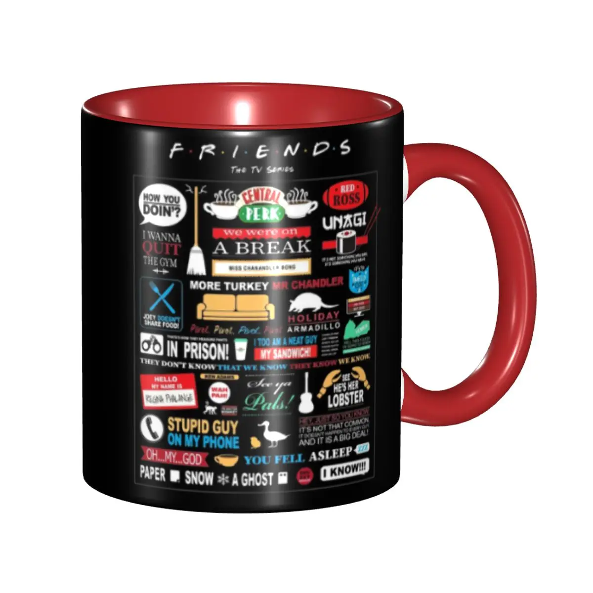 

Friends Logo Symbol Coffee Mug DIY Customized Classic TV Show Ceramic Tea Milk Mug Cup