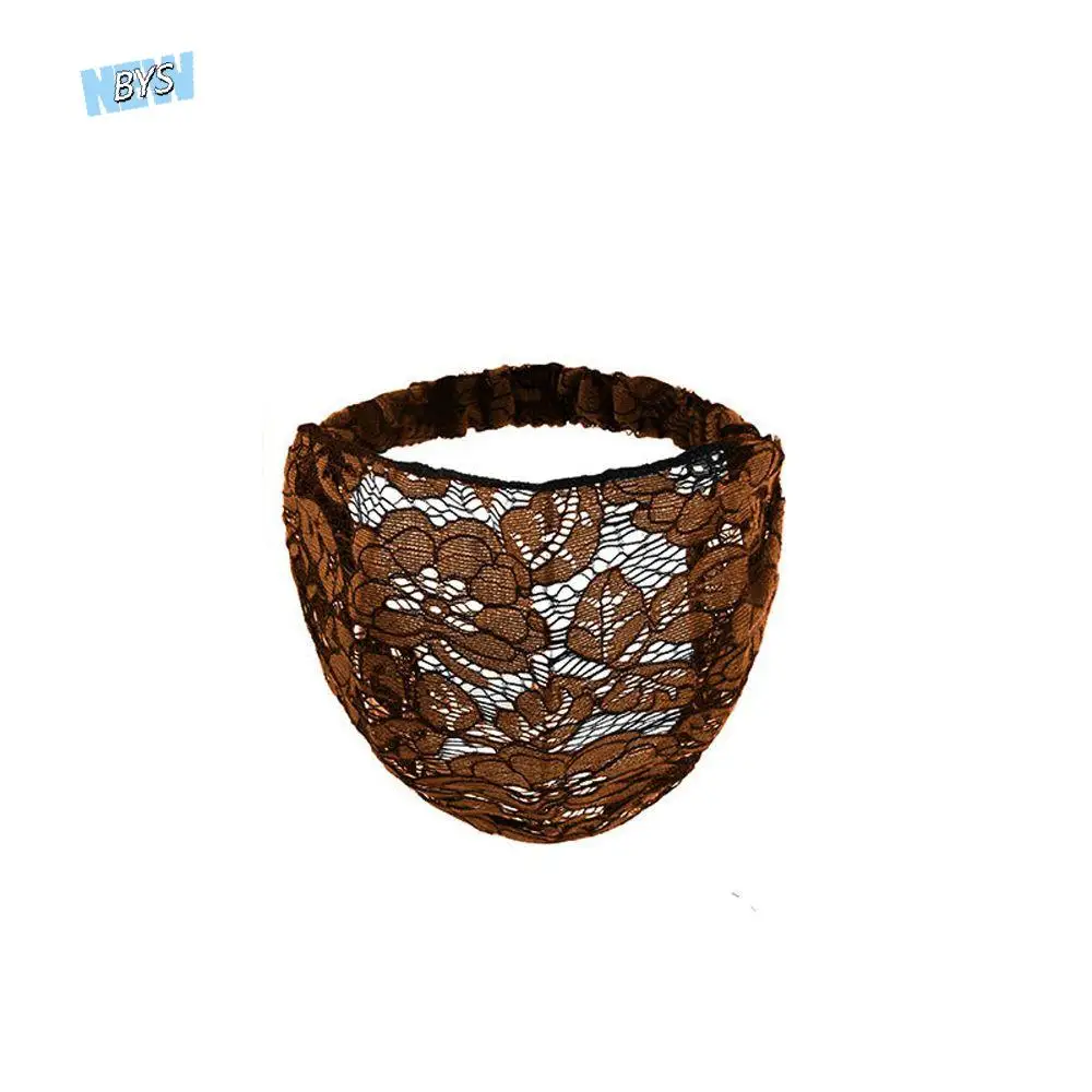 

Simple Retro Cloth Headwear Lace Wash Face Female Hair Band Korean Style Hair Band Headdress Wide Edge Headband