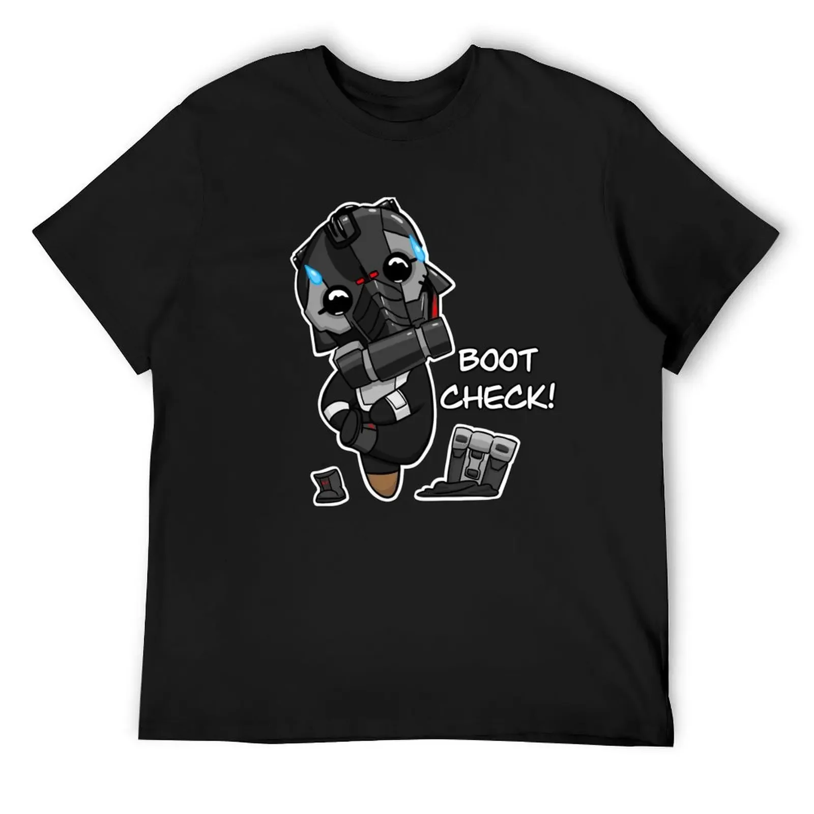 

Boot Check T-Shirt Blouse graphic t shirt vintage valentines clothes Men's t shirts