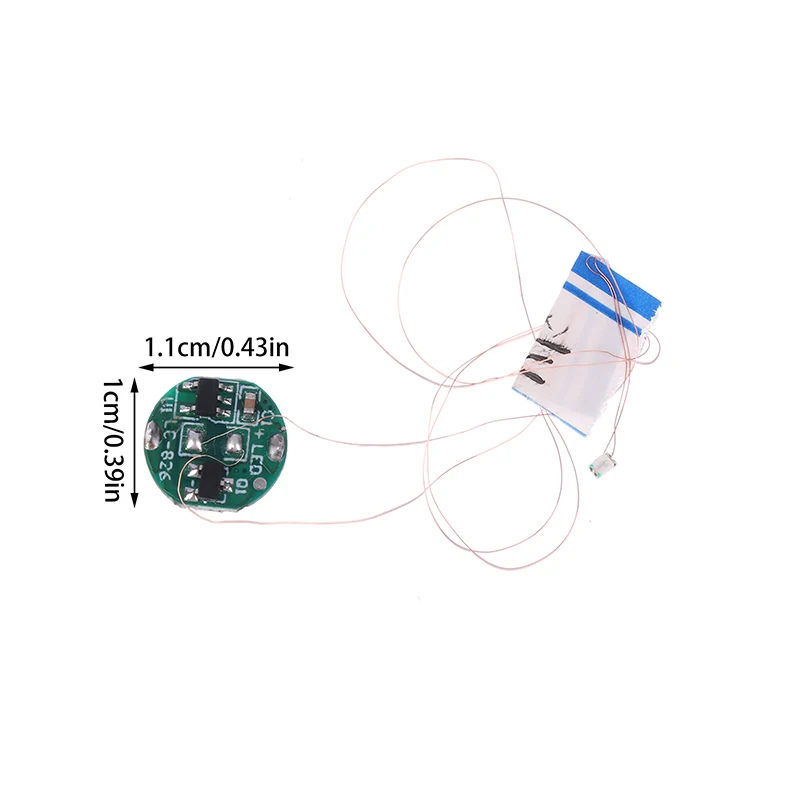 Interruptor de Control magnético de luz LED, Chip de iluminación, animación de dibujos animados, modelo de juguete con lámpara de alambre