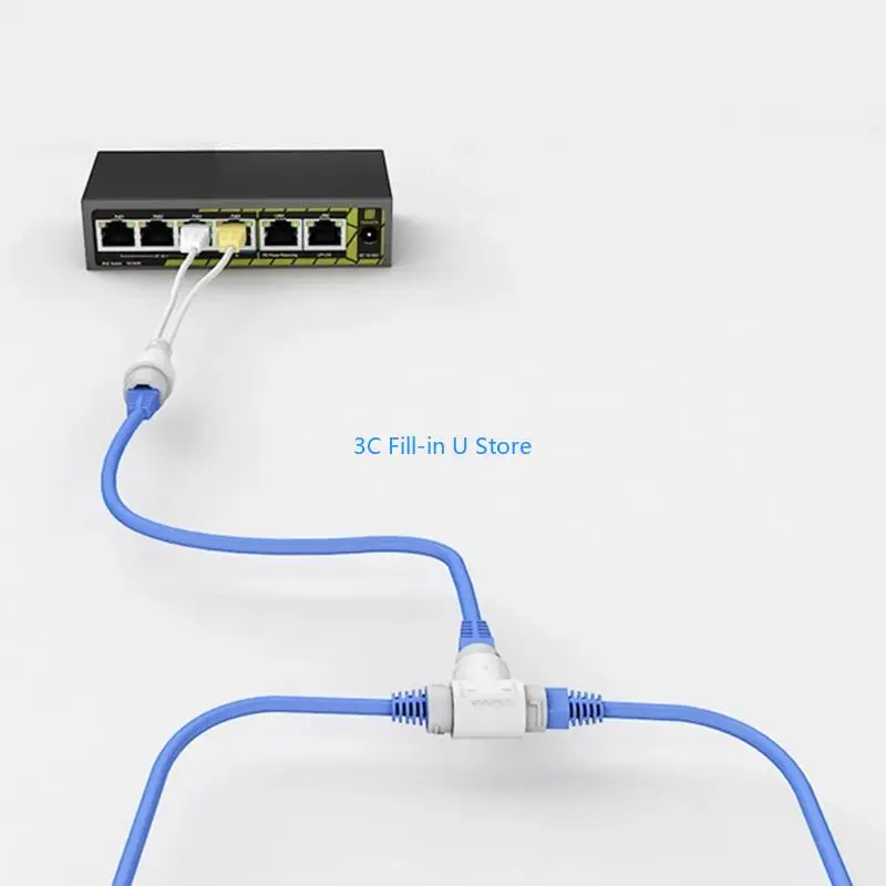 Cáp G8TA POE Cấp nguồn thụ động qua bộ chuyển đổi Ethernet Cáp POE Splitter RJ45 Injector