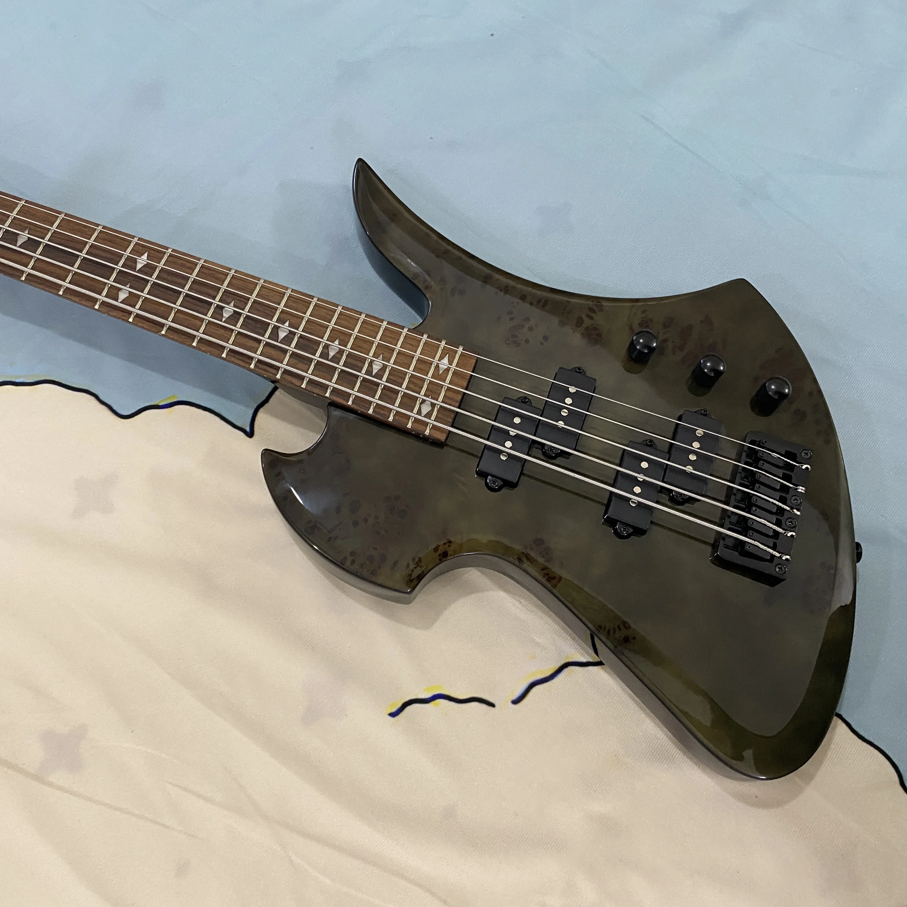 

Vicers Бесплатная доставка на складе 5-струнная электрическая бас-гитара, корпус из красного дерева, 24 лада, бас-гитара с звукоснимателем, профессиональная гитара