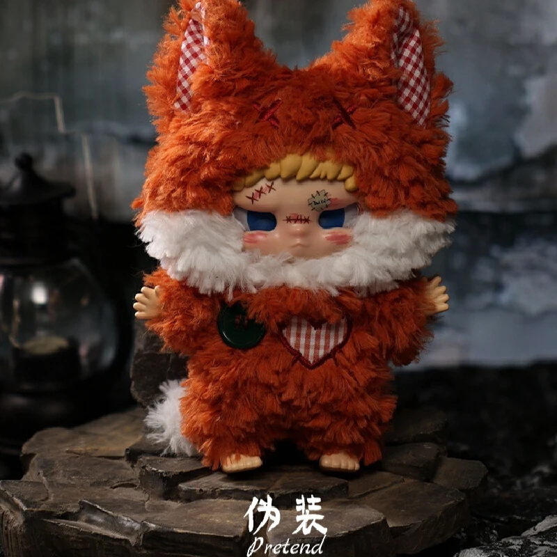 Original genuíno captura feliz mau crianças kippo-rebelde paraíso série vinil pelúcia caixa cega bonito mau crianças boneca saco pingente presentes