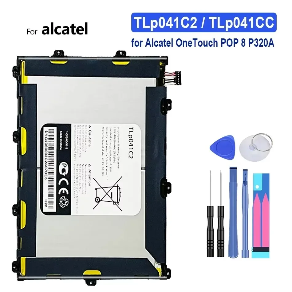 Tablet Battery TLp041C2 / TLp041CC  4060mAh for Alcatel OneTouch POP 8 P320A  POP8