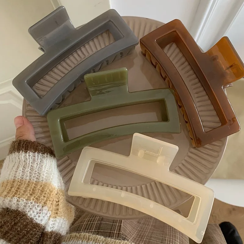 

13cm Oversized Girl Hair Clip Simple And Versatile Hair Clip