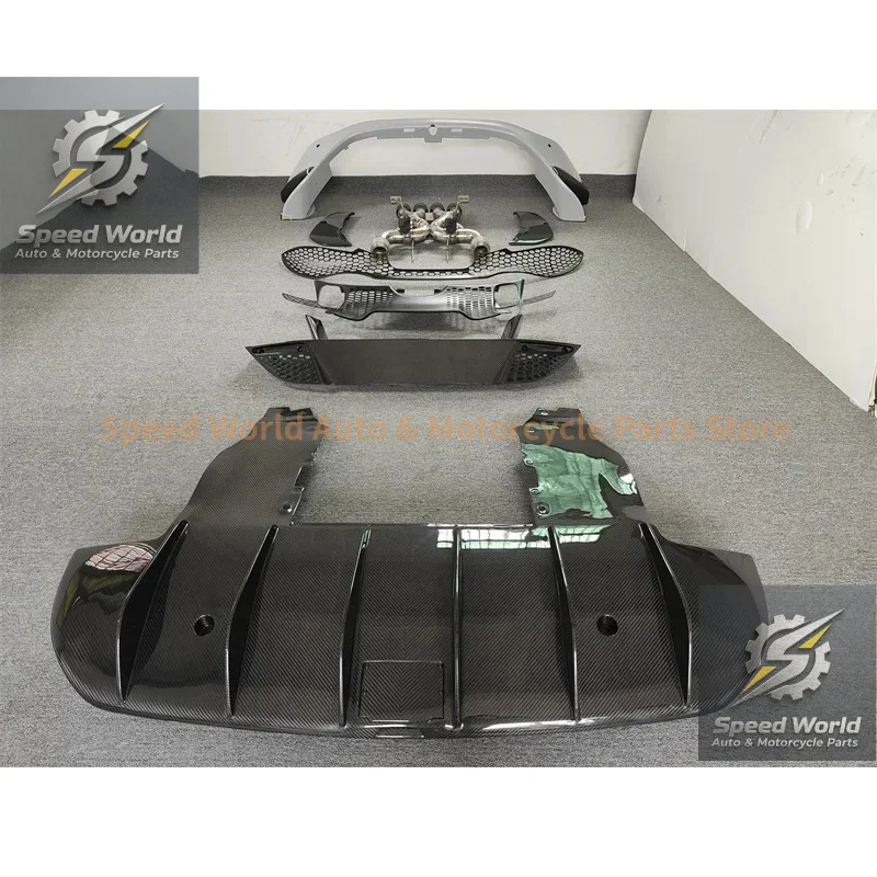 Factory Hot Sale Forged Carbon Fiber Rear Lip Diffuser Body Kit Gallardo LP0 LP0 LP0