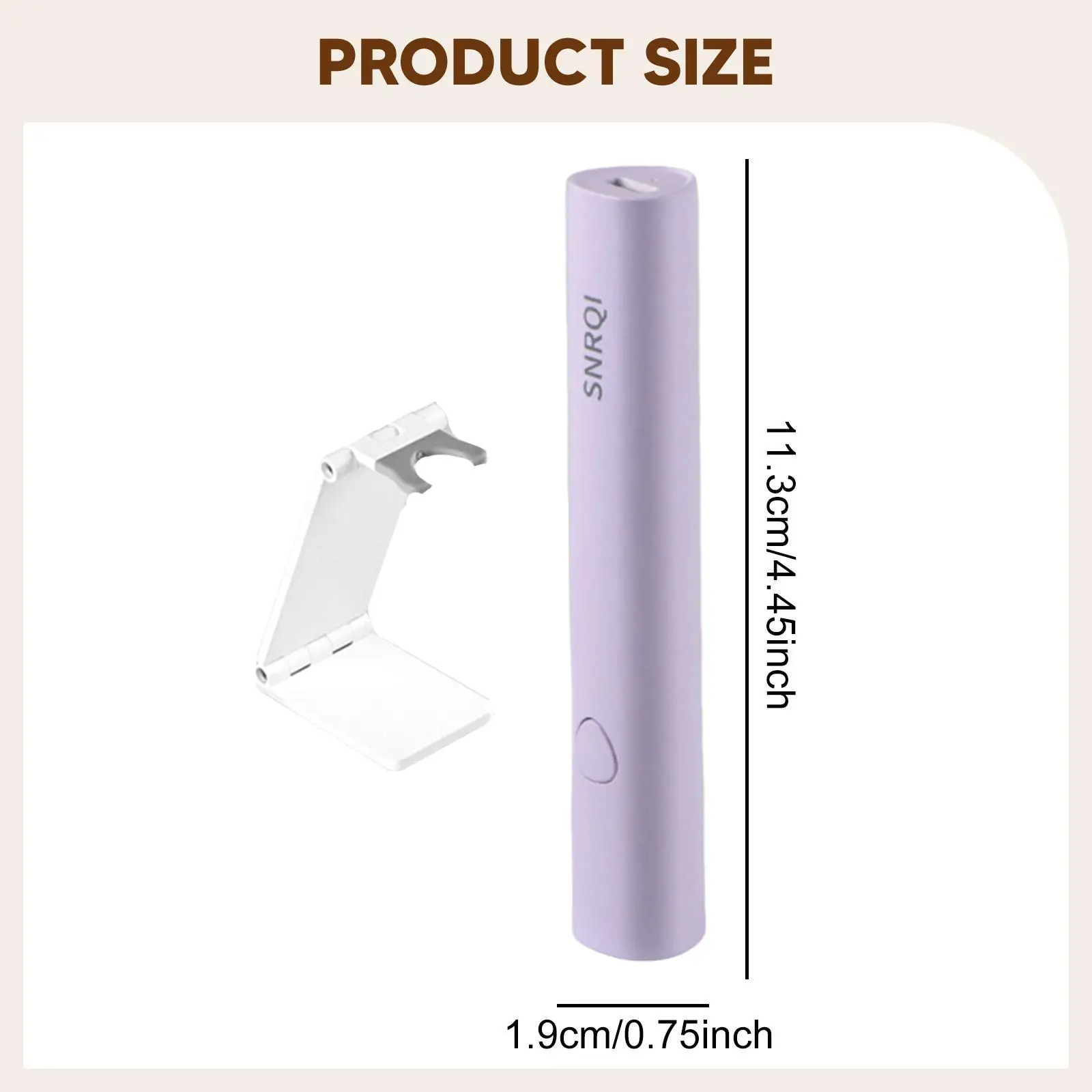 مصباح أظافر صغير محمول لاسلكي LED مجفف أظافر مصباح معالجة سريعة لطلاء الأظافر المنزلي