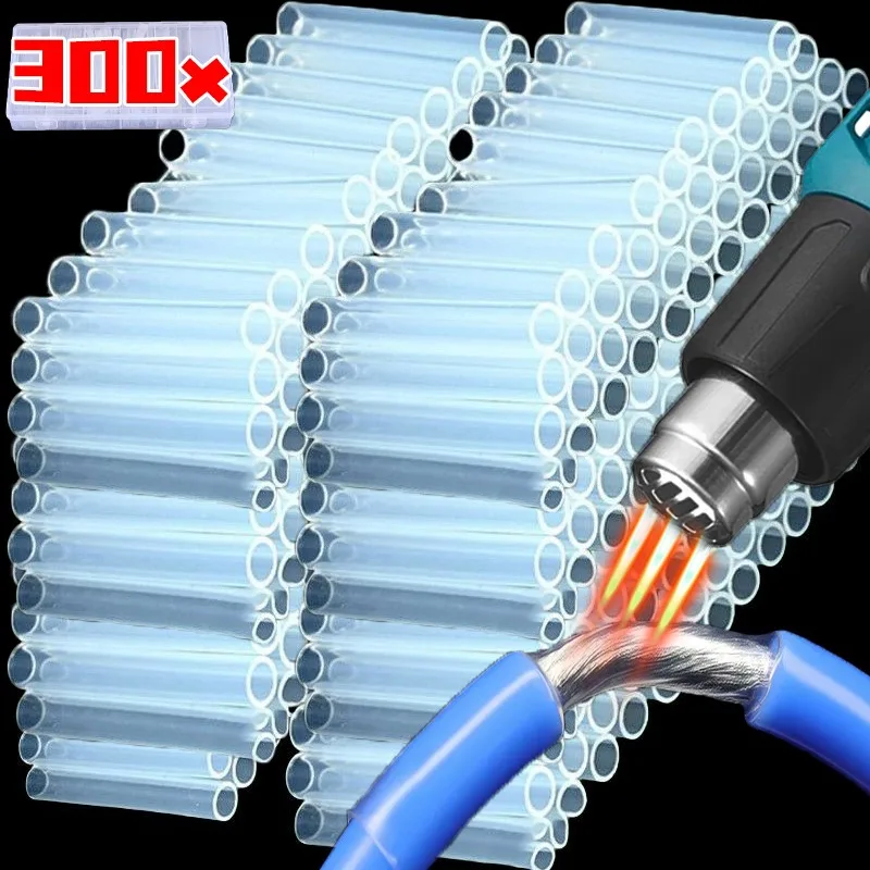 

2:1 Insulation Cable Sleeves Insulation Tubes Covers Transparent Heat Shrinkable Tube Flam Retardant Wire Wrap Protection