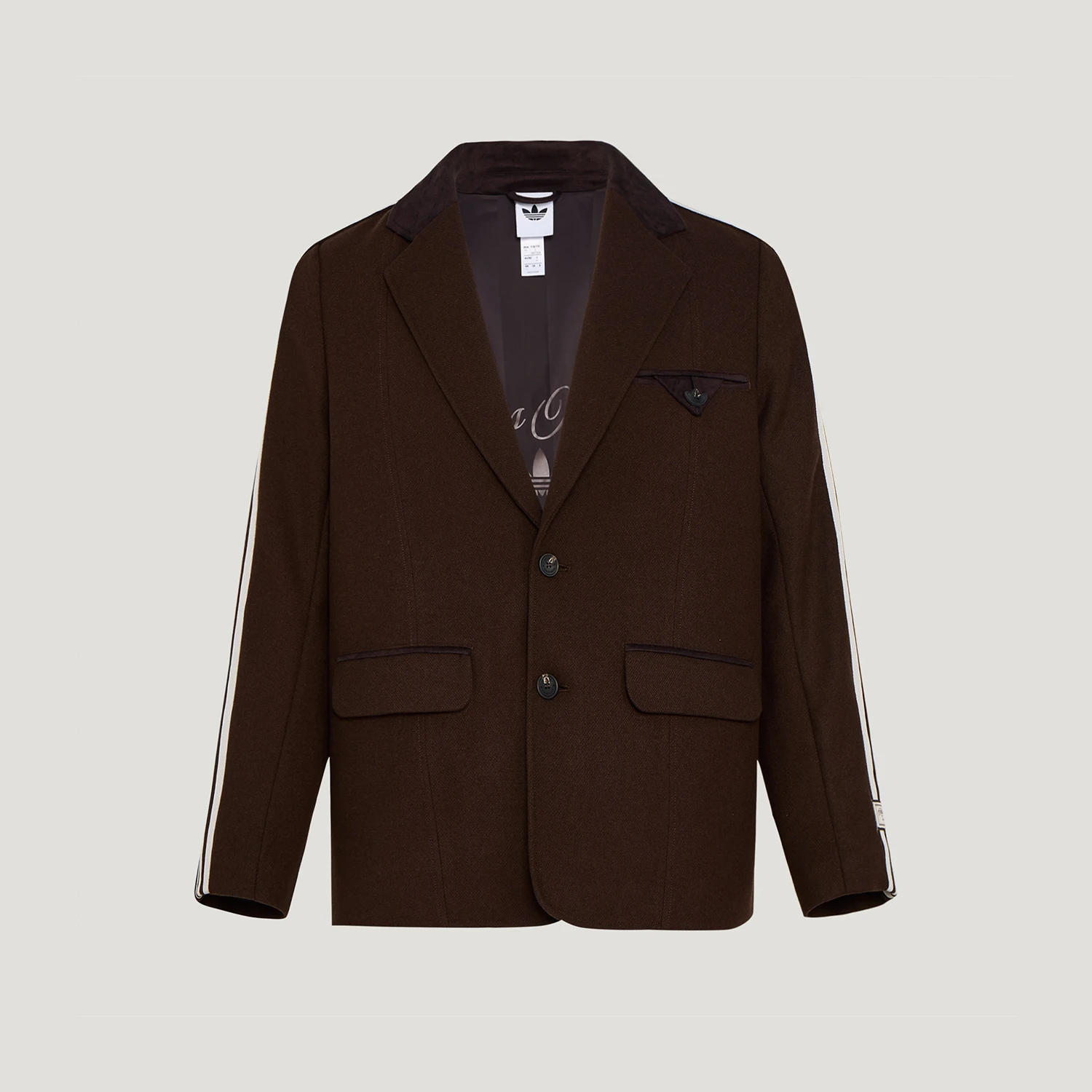 Adidas genuine Trefoil Men's Casual Loose Fit Woven Suit Jacket KU5616