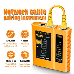 ANENG M469D kablo lan tester ağ kablosu test cihazı RJ11 RJ45 RJ12 CAT5 UTP LAN kablo test cihazı ağ aracı ağ onarım