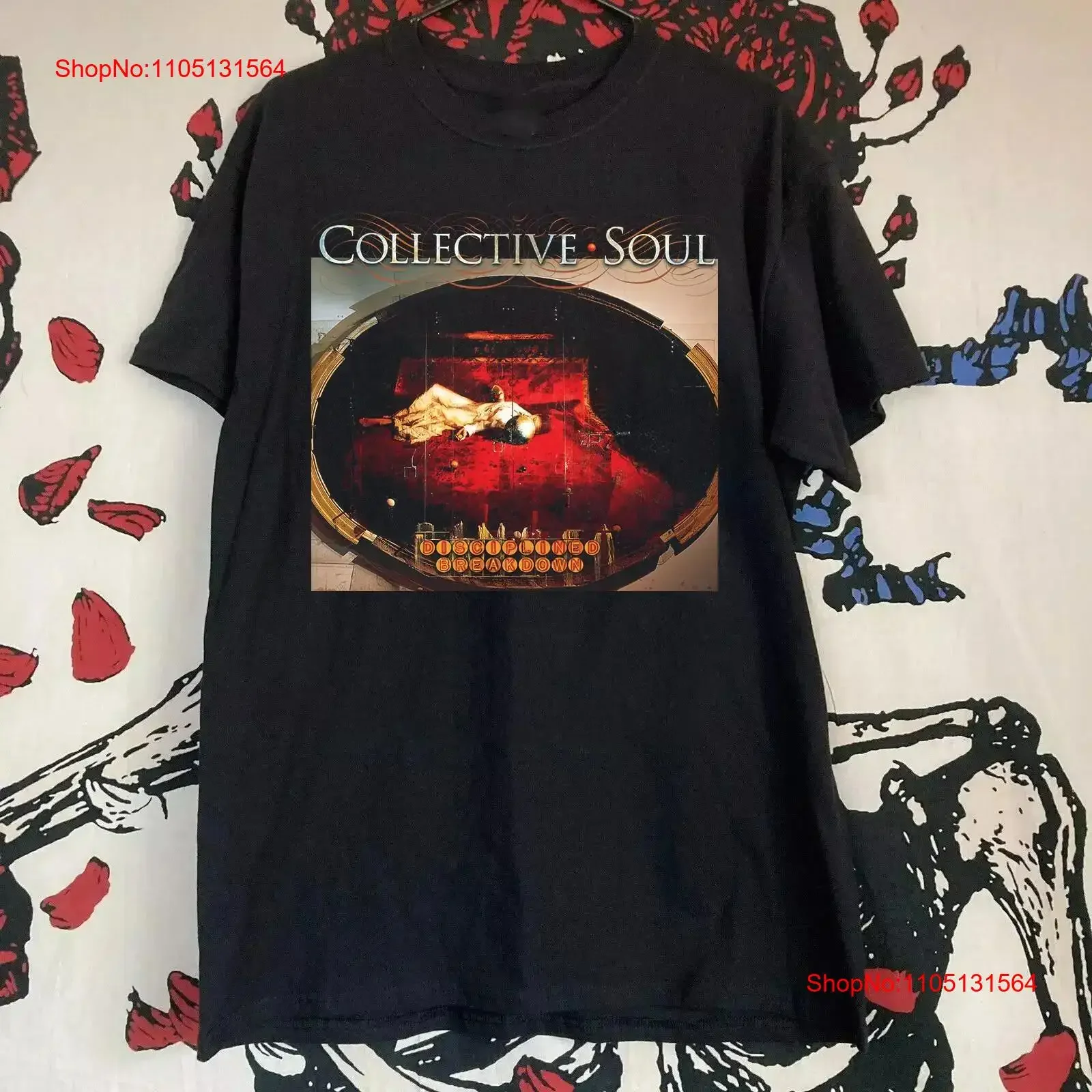 COLLECTIVE SOUL DISCIPLINED BREAKDOWN 25TH ANNIVERSARY T Shirt Full Size S 5XL vintage Washed homme Stretched Slightly Stylish