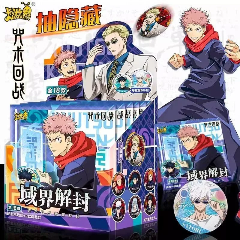 KAYOU Jujutsu Kaisen Card Warlock Cards Gojo Satoru Fushiguro Megumi Itadori Yuji Cards Anime Peripheral Collection Cards Toys