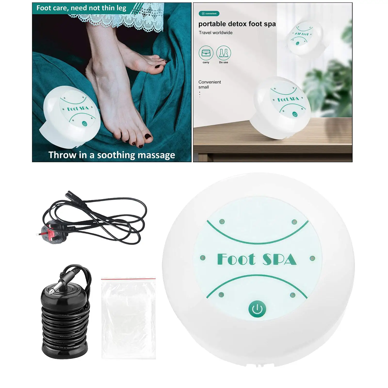 Personal Ionic Detox Foot Bath Spa Cleanse Machine Array Health Body Care