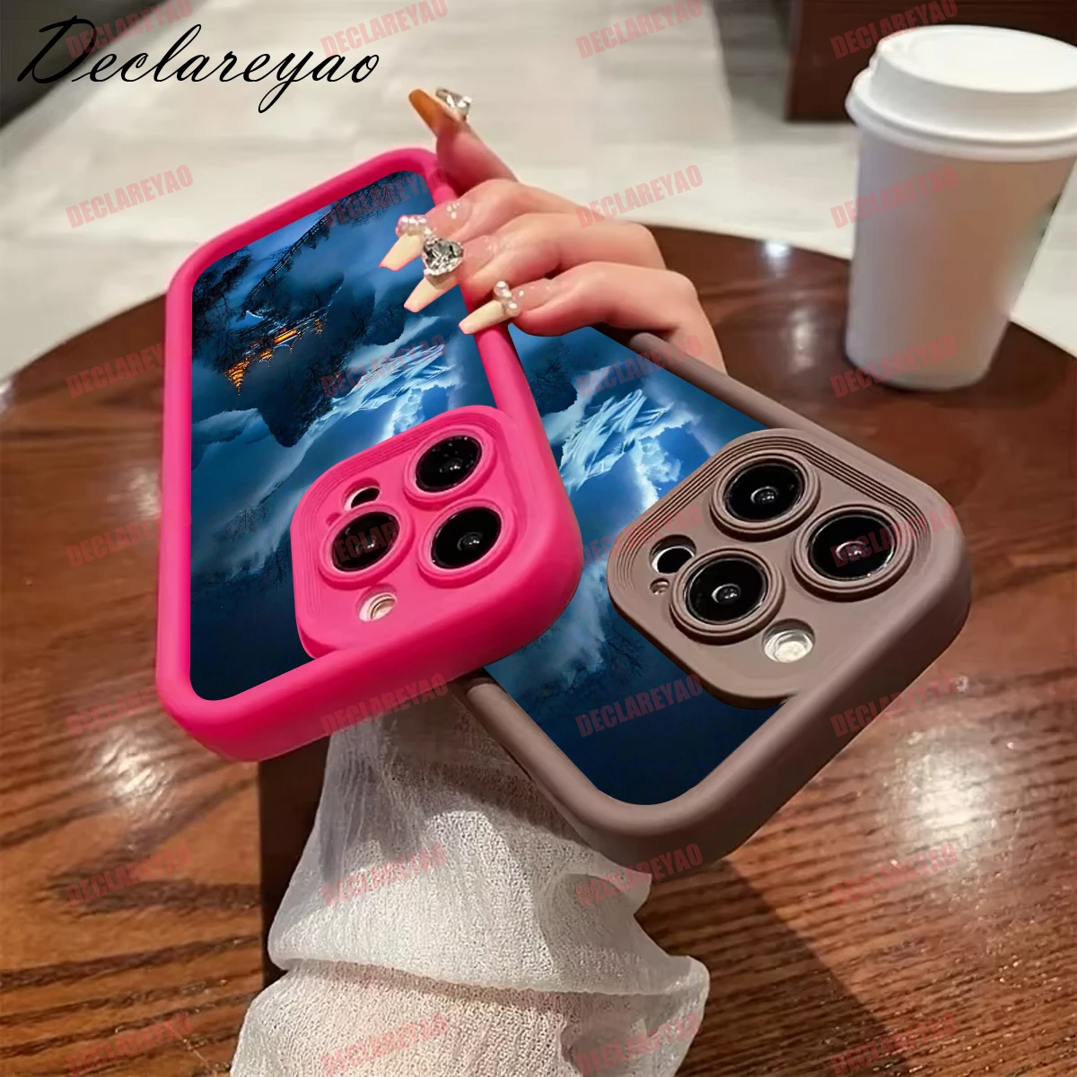 DECLAREYAO ماتي بولي يوريثان لينة خفيفة سليم حالات ل Xiaomi Mi 2 12T 12 Lite 13 9T Pro 11 13T 10T NE 14T 5G يغطي حالة للصدمات #3