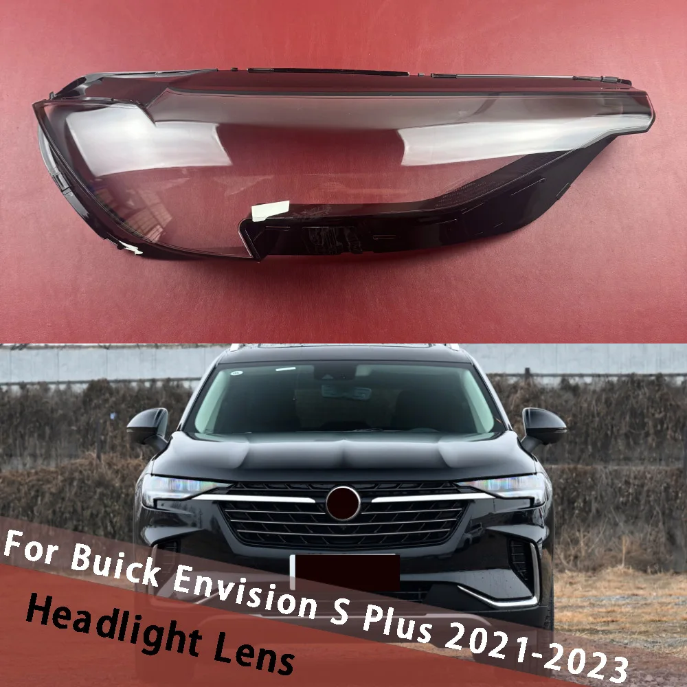 

For Buick Envision S Plus 2021 2022 2023 Headlight Cover Headlamp Housing Lamp Shell Transparent Lampshade Case Lens Plexiglass