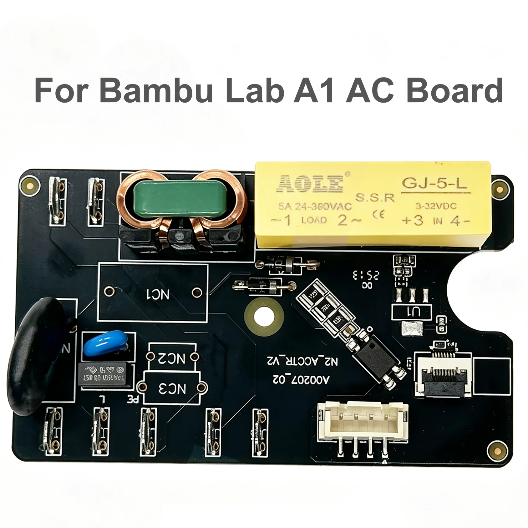 A1 Accessories AC Board - Replacement AC Power Board for Bambu Lab 3D Printer DLB021-V2A1 Series