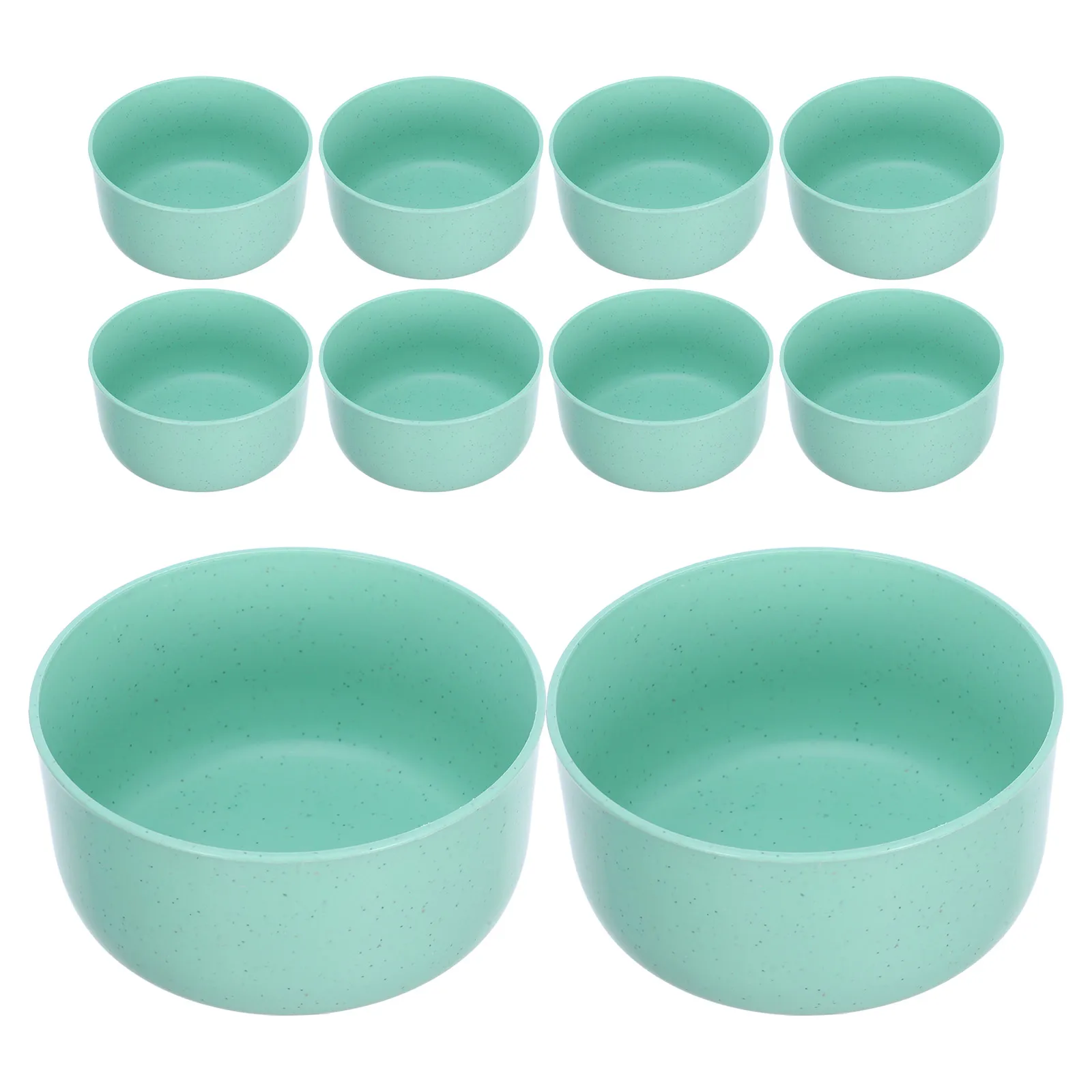 

Microwavable Plastic Bowl Food Container Microwaveable Unbreakable Light Green for Serving Salad