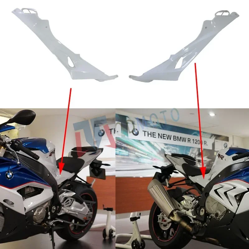 

For BMW S1000RR 2015-2018 S1000R 2015-2017 Motorcycle Unpainted Fuel tank left and right side covers ABS injection fairing